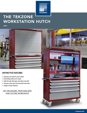 Tekzone Workstation Hutch
